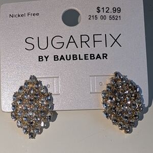 Sugarfix by BaubleBar Crystal Cluster Statement Stud Earrings